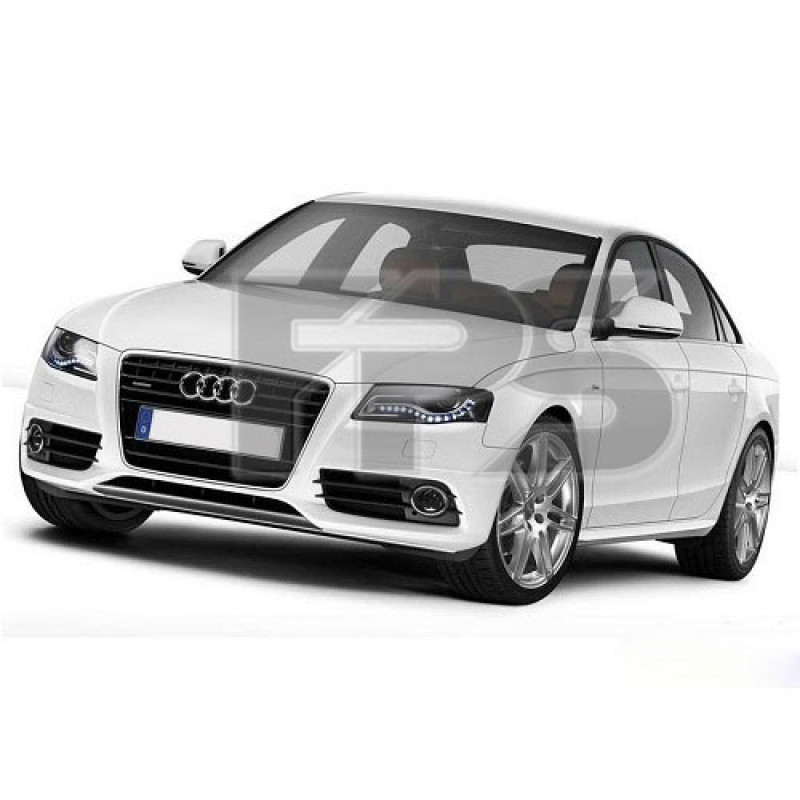 Скло дверне заднє ліве Audi A4 B8 08-16 (Sekurit) 8K5845205E