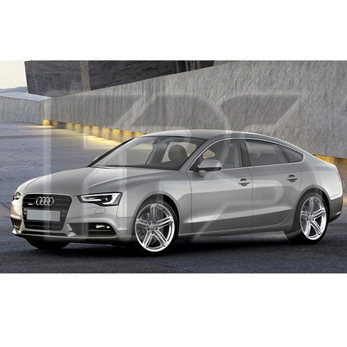 Скло дверне заднє ліве Audi A5 B8 07-16 (Sekurit)