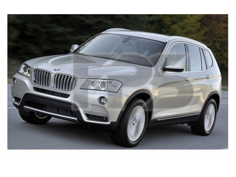 Скло дверне переднє ліве BMW X3 F25 10-12 (SEKURIT)