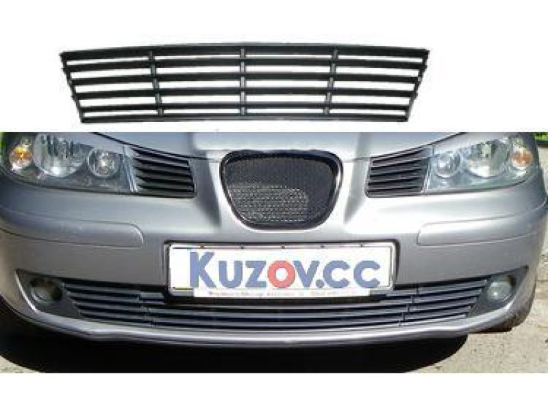 Решітка переднього бампера середня Seat Cordoba 02-08 (Тайвань) 6L0853667A01C