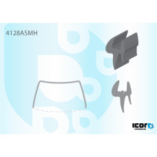 Молдинг лобового скла Hyundai Getz 02-11 (Pilkington)