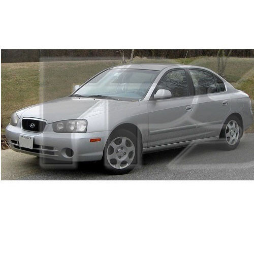 Скло дверне заднє Hyundai Elantra 2000-2006 хетчбек праве (XYG) з кріплення