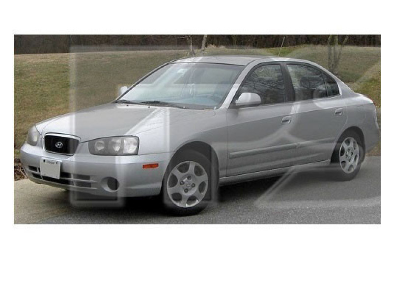 Скло задніх дверей Hyundai Elantra 00-06 хетчбек праве (XYG) з кріплення