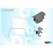 Молдинг лобового скла Hyundai ix35 / Veracruz 07-12 (Pilkington)