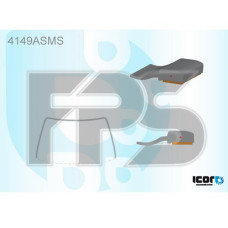 Молдинг лобового скла Hyundai Elantra MD 11- (Icor)