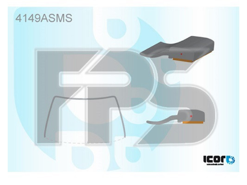 Молдинг лобового скла Hyundai Elantra MD 11- (Icor)