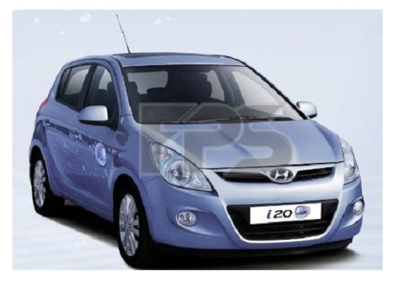 Молдинг лобового скла Hyundai i20 09-12 (Icor)