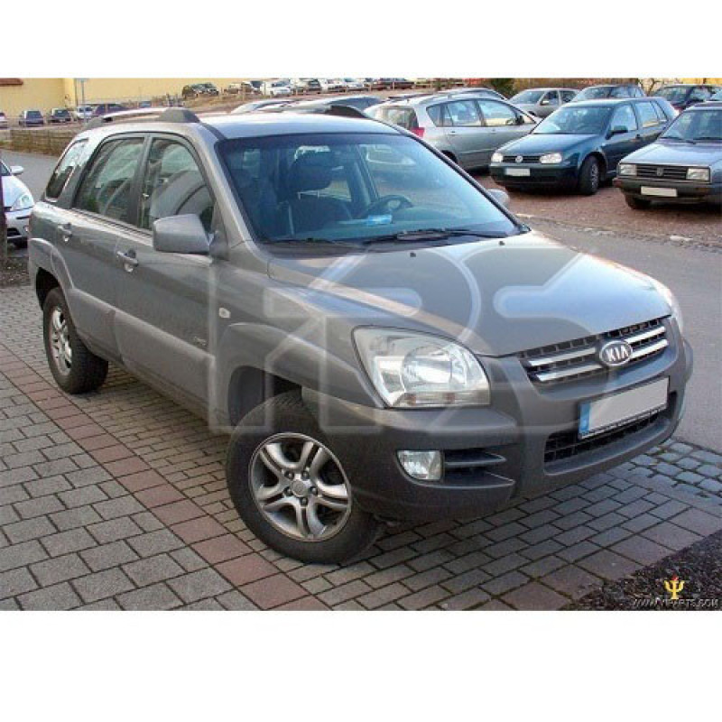 Молдинг лобового скла Kia Sportage 04-10 (Icor)