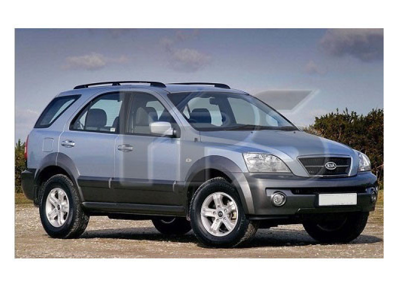 Молдинг лобового скла Kia Sorento 02-09 (Icor)