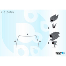 Молдинг лобового скла Mazda 626 92-97 седан (SEKURIT)