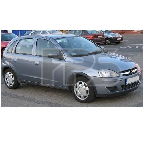 Бічне скло заднє кузовне Opel Corsa З 2000-2006 ліве (Splintex)