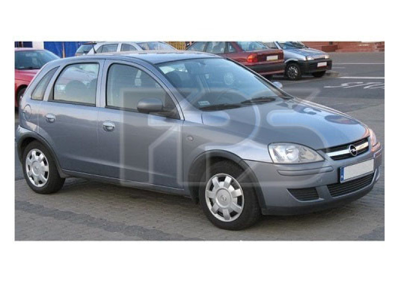 Скло заднє кузовне Opel Corsa З 00-06 праве (Splintex)