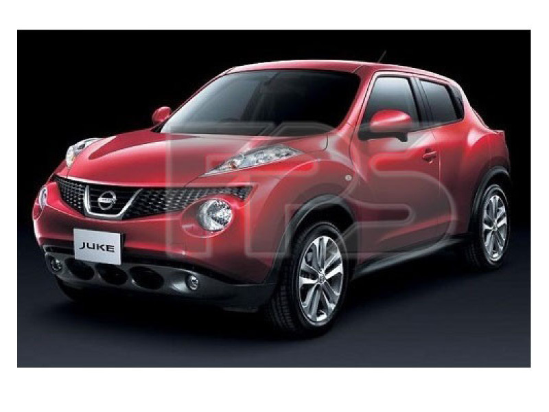 Скло задніх дверей ліве Nissan Juke 1 10-19 (Sekurit)