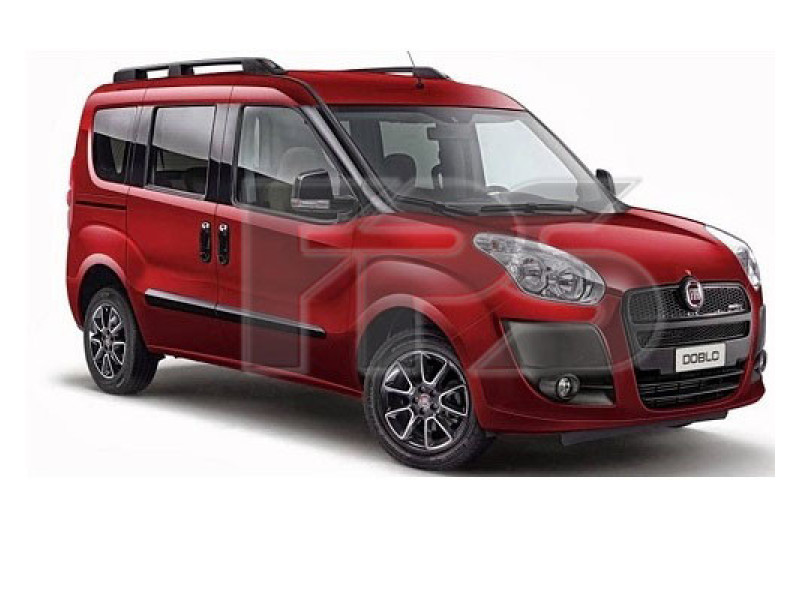 Скло дверне переднє ліве Fiat Doblo 10 - (XYG)