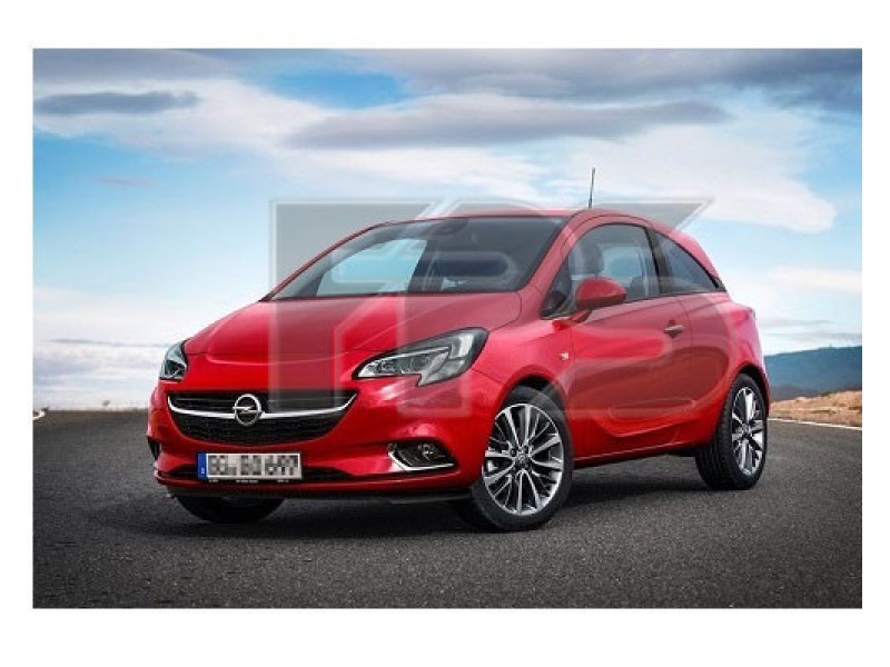 Скло задньої двері Opel Corsa E 14 - ліве (XYG)