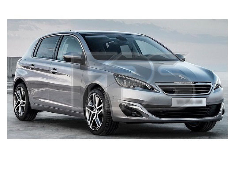 Скло задніх дверей ліве Peugeot 308 13-21 (XYG)