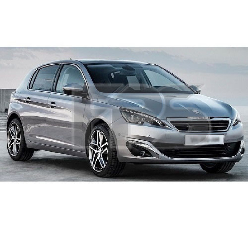 Скло задніх дверей ліве Peugeot 308 13-21  (XYG)