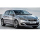 Скло задніх дверей ліве Peugeot 308 13-21  (XYG)