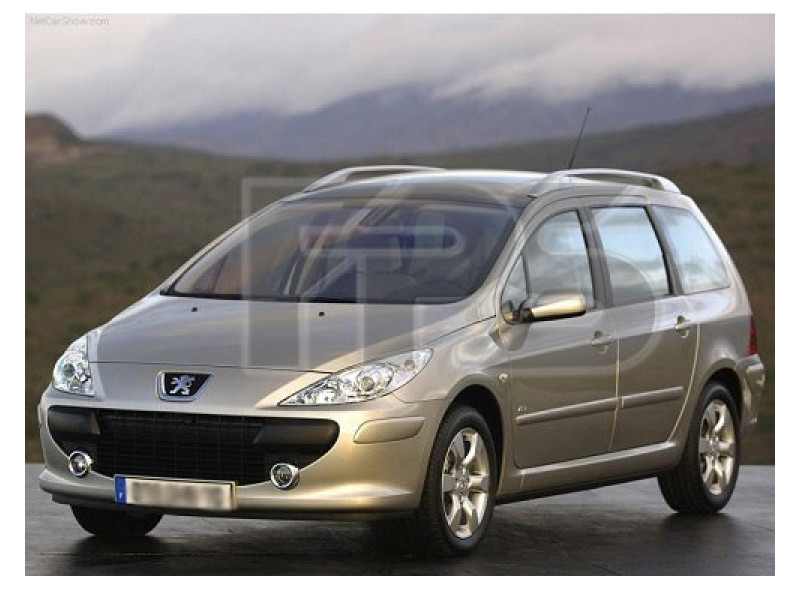 Бічне скло задньої двері Peugeot 307 універсал 01-07 праве (XYG)