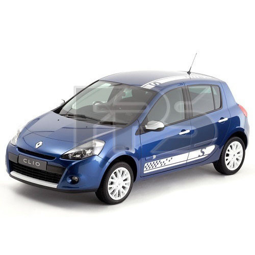 Бічне скло задньої двері Renault Clio 3 2005-2012 ліве (XYG)