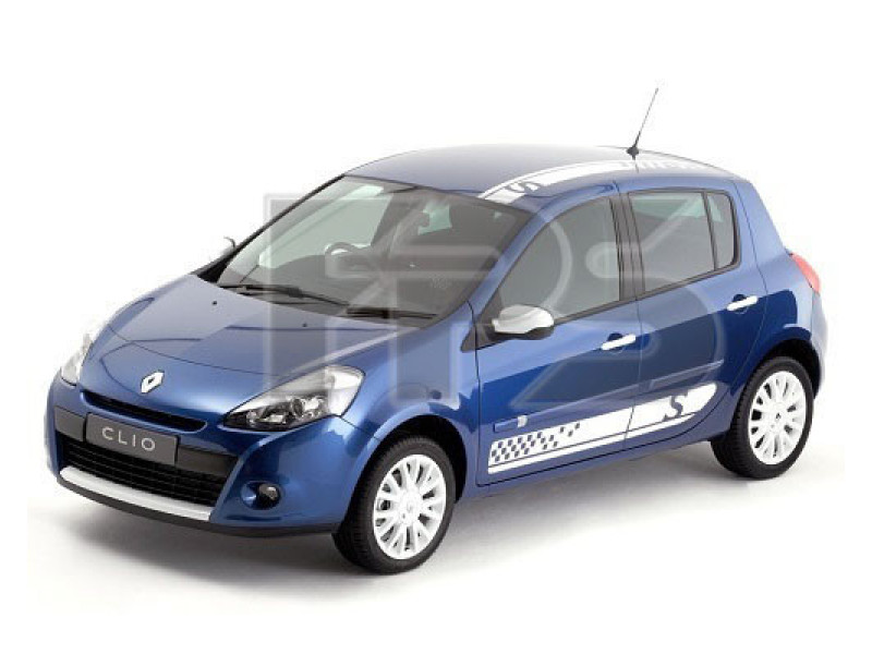 Бічне скло задньої двері Renault Clio 3 05-12 праве (XYG)