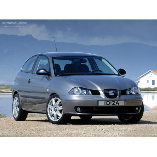 Скло дверне переднє Seat Ibiza 02-08 ліве (SEKURIT) 3 двері