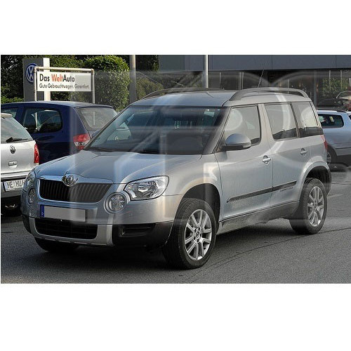 Скло дверне переднє ліве Skoda Yeti 09 - (XYG)