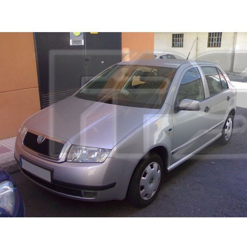 Скло дверне переднє праве Skoda Fabia 99-07 (Sekurit)