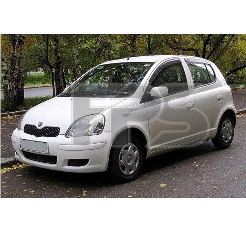 Скло дверне заднє Toyota Yaris 99-06 ліве Sekurit