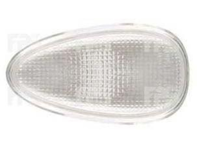 Покажчик повороту крило Daewoo Lanos FPS (лівий/правий, білий) 1997-2002 Китай