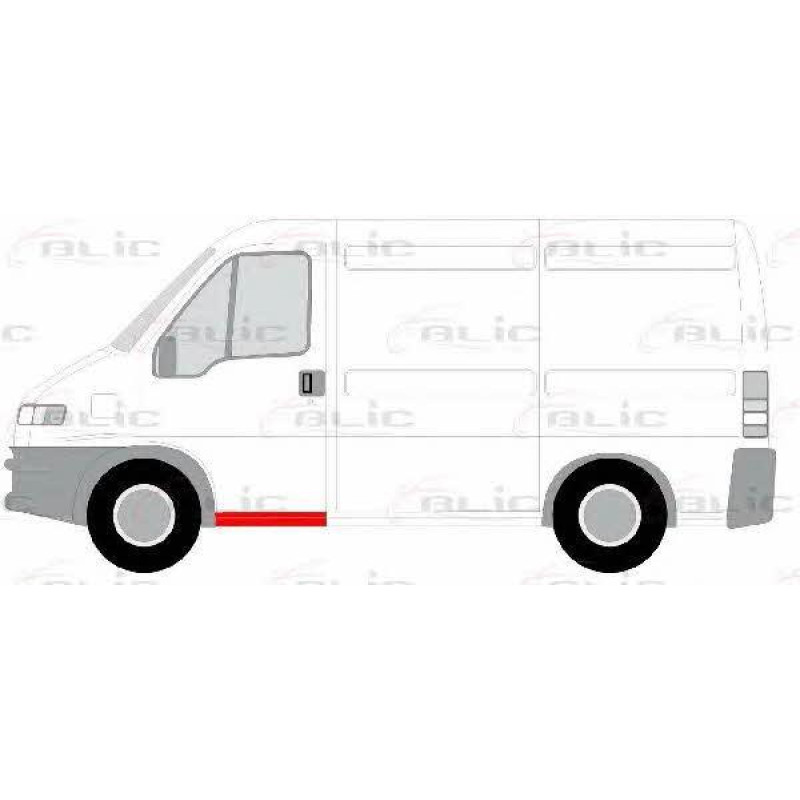 Поріг передній правий Citroen Jumper, Fiat Ducato, Peugeot Boxer 94-06 (Klokkerholm)