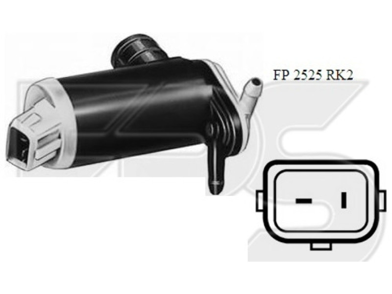 Насос склоомивача (моторчик омивача) Ford, Mazda 1652613