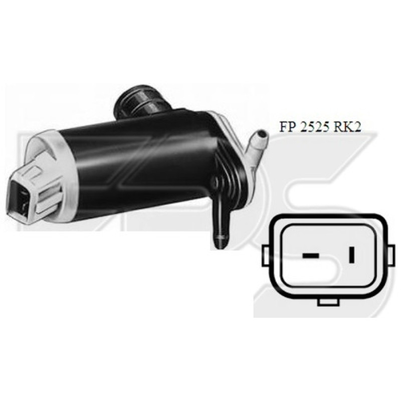 Насос склоомивача (моторчик омивача) Ford, Mazda 1652613