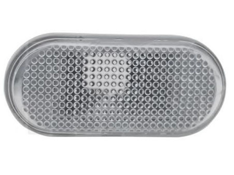 Повторювач повороту на крилі Renault (TYC) без канта, димчастий 8200257684