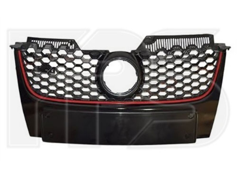 Решітка радіатора VW Golf 5 04-09 GTI (FPS) 1K0853651E