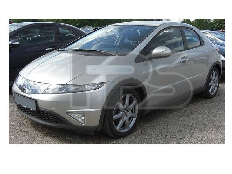 Бічне скло передніх дверей Honda Civic 5D 06-11 ліве (Sekurit)