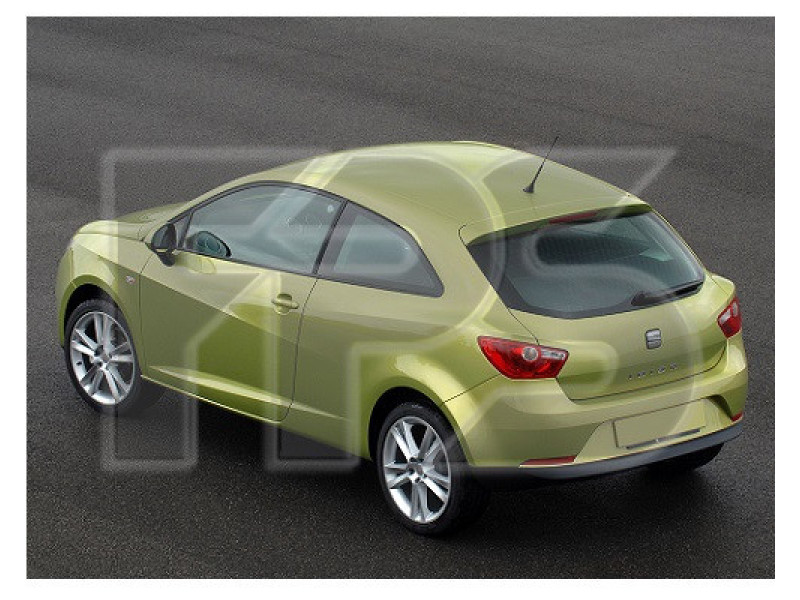 Скло бокове переднє Seat Ibiza 09 - ліве (Sekurit) 3 двері
