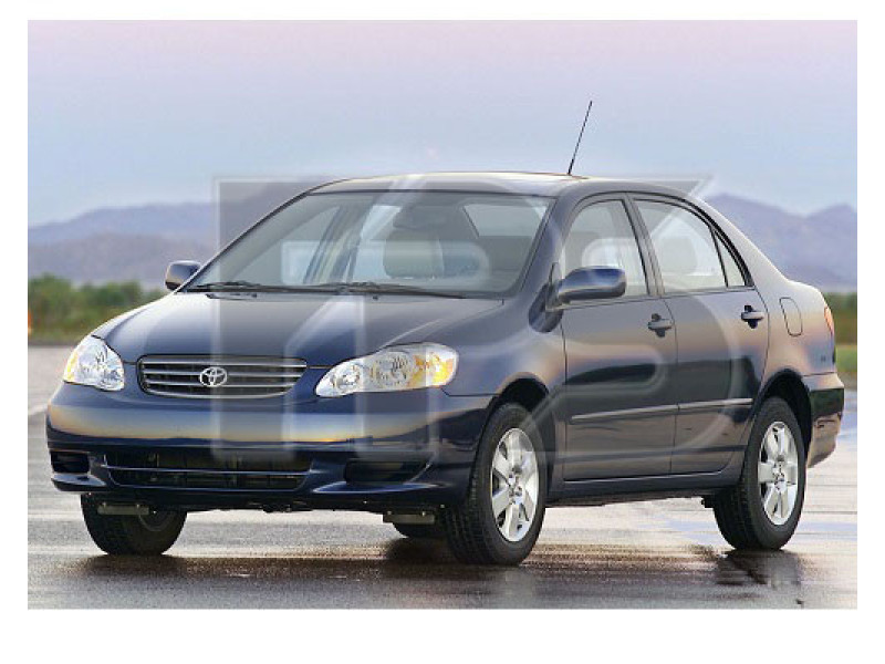 Скло дверне переднє ліве Toyota Corolla E12 02-07, BYD F3 06-13 (Sekurit)