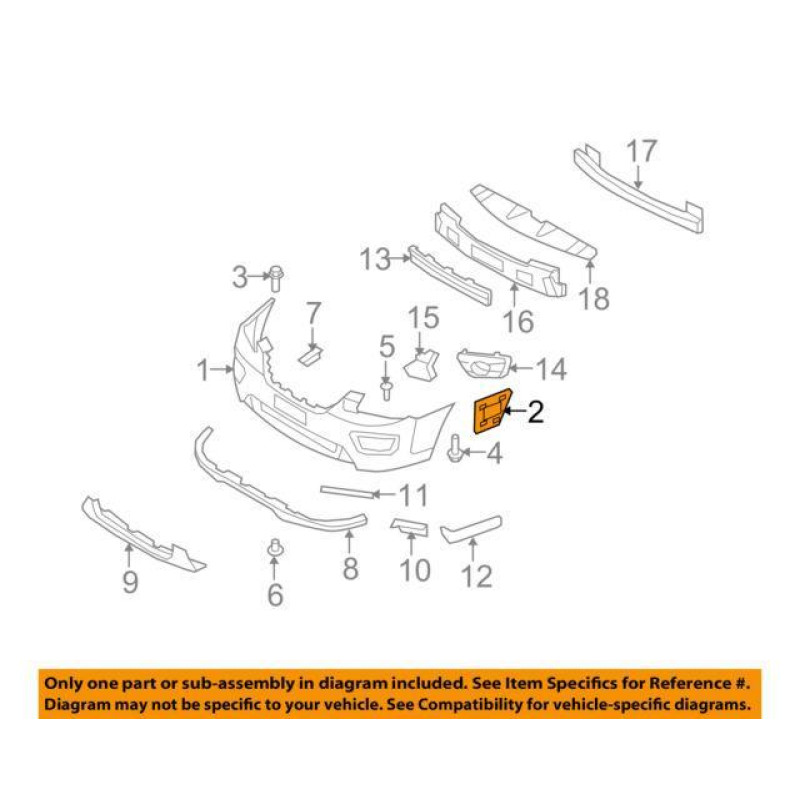 Кріплення бампера переднє праве Kia Carens 2007-2010 OE 865741D000