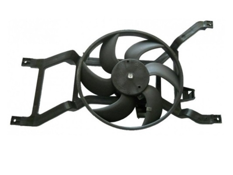 Вентилятор в зборі Renault / Dacia Logan 09-13, Sandero 08-13 (Тайвань) 214817807R