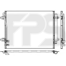 Радіатор кондиціонера VW Passat B6 / CC (AVA) FP 74 K986