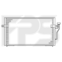 Радіатор кондиціонера Mitsubishi Carisma / Space Star (NRF) FP 48 K249-X