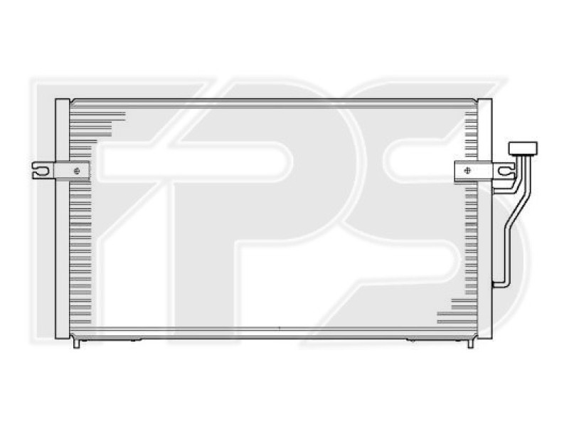 Радіатор кондиціонера Mitsubishi Carisma / Space Star (NRF) FP 48 K249-X