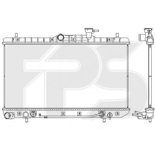 Радіатор охолодження двигуна Hyundai Accent LC FPS FP 32 A675