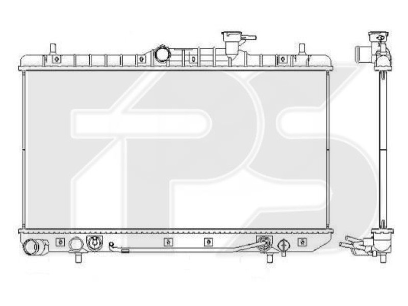 Радіатор охолодження двигуна Hyundai Accent LC (FPS) FP 32 A675