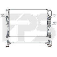 Радіатор охолодження двигуна Mercedes E-class W211 (FPS) FP 46 A1018-P