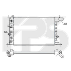 Радіатор охолодження двигуна Opel Vectra B (FPS) FP 52 A281