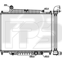Радіатор охолодження двигуна Land Rover Range Rover 3 / Sport (Nissens) FP 43 A378-X