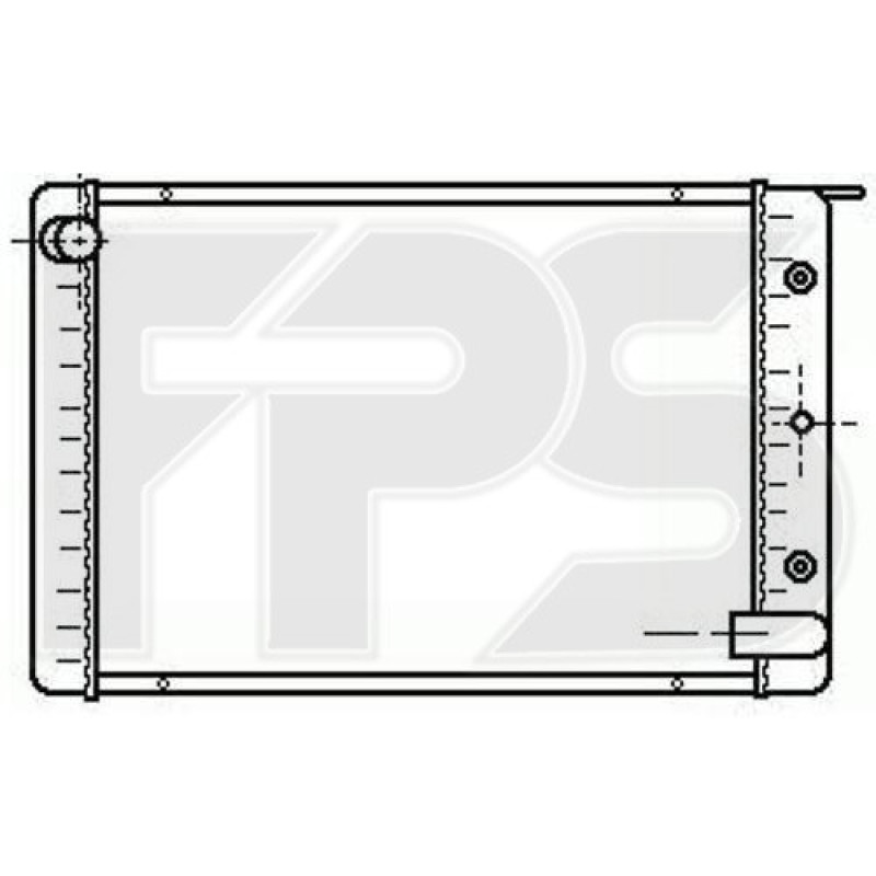 Радіатор охолодження двигуна Volvo 940 / 960 (Nissens) FP 72 A1193-X