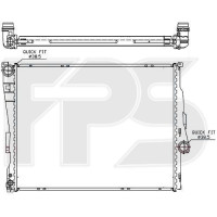 Радіатор охолодження двигуна BMW 3 E46 (NRF) FP 14 A25-X